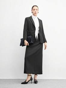 CUCCOO BIZCHIC Women's Pointed Toe Buckle Design Elegant Fashion High Heel Pumps - Black - View 6