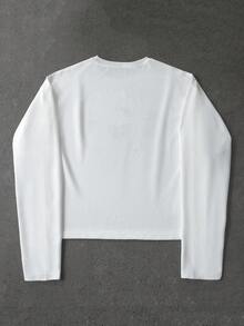 PAVTROS Áo thun dài tay nam kiểu dáng thường ngày, cổ tròn, chất liệu vải có họa tiết, họa tiết trái cây, dáng rộng lửng, phong cách Ins, thời trang thường ngày, phong cách đường phố, đa năng hàng ngày, áo rộng, trẻ trung, thể thao, mặc hàng ngày, đi học, thường ngày, ngoài trời, tập thể dục, quà tặng ngày lễ, quà tặng bạn trai, phong cách thể thao thường ngày mới. - trắng - Xem 8