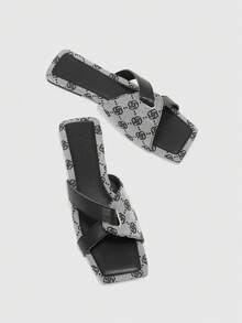 CUCCOO BIZCHIC Damen Silber Mesh einfache flache Zehen elegante Lässig bequeme Slip-On Ballerinas, geeignet für Arbeitsplatz, Pendeln, Dates, formelle Anlässe - Grau - Übersicht 10