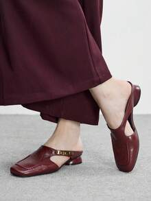 CUCCOO BIZCHIC Sepatu Mary Jane untuk Hari Valentine - Merah - View 4