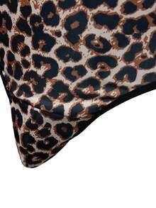 WENEZON Men's Leopard Print Jumpsuit Lingerie