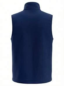 Columbia Men's Fleece Gilet Vest Blue - Navy Blue - View 2