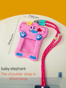 Joivida 1PC Elephant Black Cat Card Holder ID Badge Wallet Phone Pouch Transparent Campus Bus Card Work Lanyard Coin Key Organizer Bag Charm - Multicolor - View 4