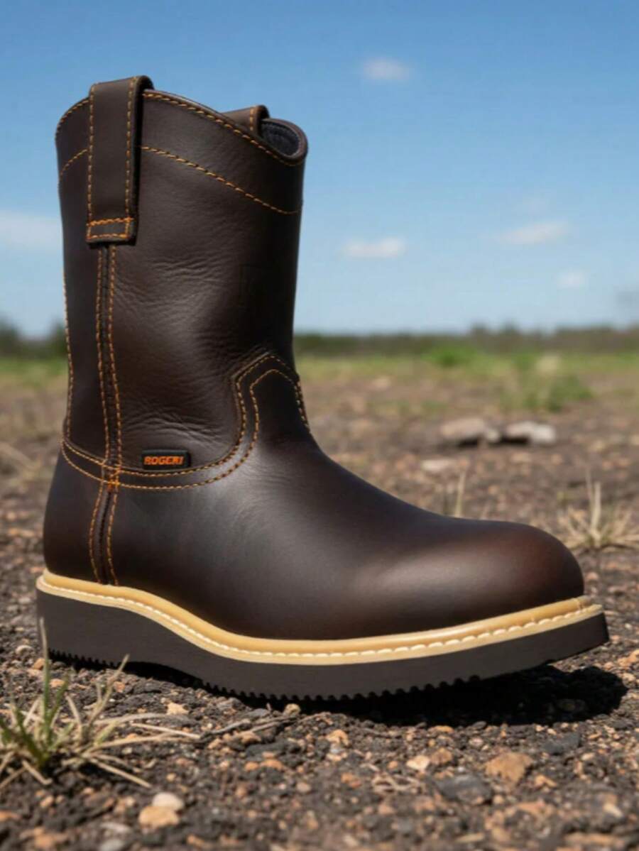 Bota De Descanso, Suela Ligera, Sin Casco - CAFE - Ver 1