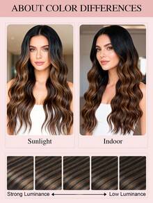 蝴蝶结发片，真人发，无胶OVO PU孔，天才手工编织，隐形DIY双层发片，直发，1片装，16英寸