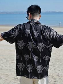 DAZY 夏季西兰花印花度假风衬衫 - 彩色 - 查看 2