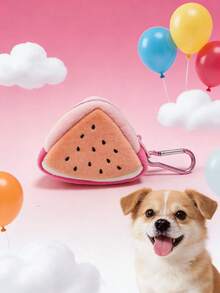 PETSIN 1个装宠物卡通可爱训练零食袋宠物拉链收纳袋宠物多功能狗粮袋训练袋遛狗零食袋 - 彩色 - 查看 13