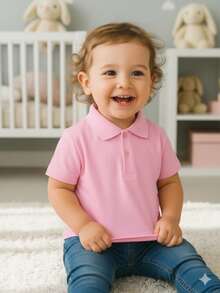 Polo para Bebé Baltic - Rosa - Ver 4