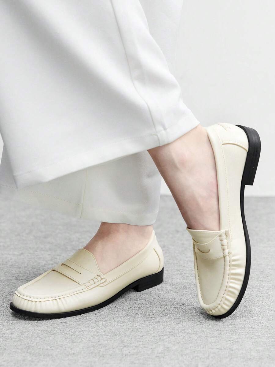 CUCCOO BIZCHIC Kvinnors klackade sandaler - Vitt - Visa 1