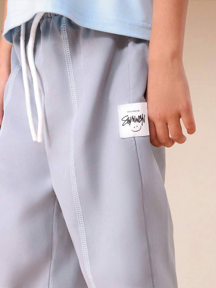T-Shirt And Wide Leg Pants Set