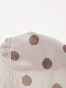 Poéselle 波点印花不对称领套头衫 - 白色 - 查看 7