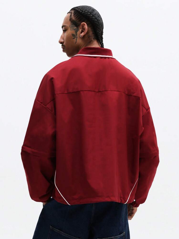 Oversized Polo With Detachable Sleeves And Number Print