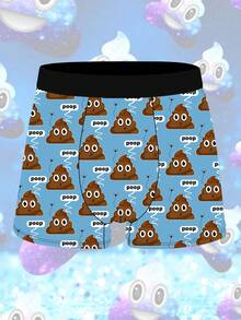 Velminro 男士趣味印花休闲短裤