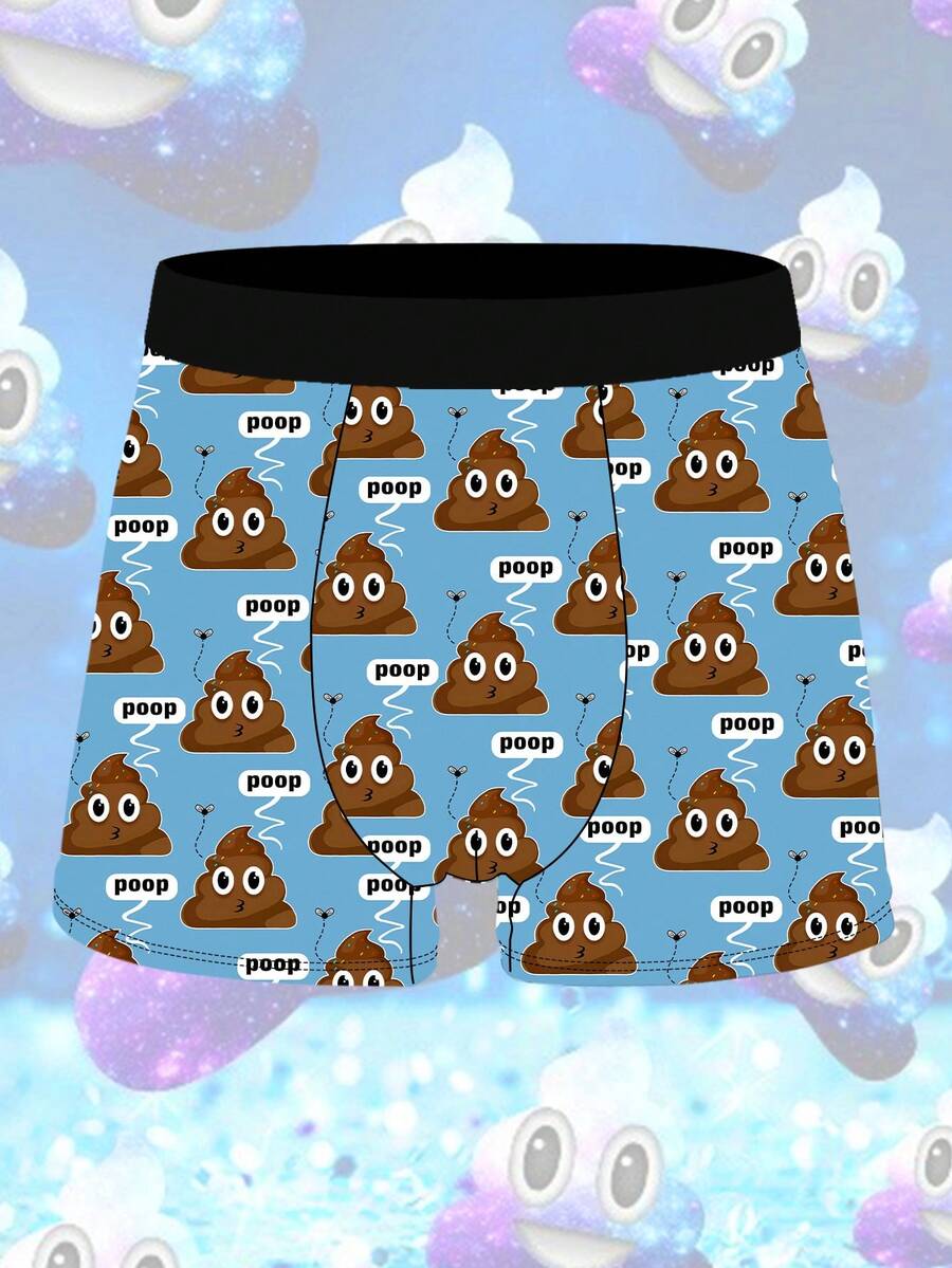 Velminro 男士趣味印花休闲短裤