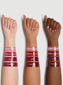 SHEGLAM Pout Pillow Cushion 唇彩-Ko 保濕液體唇膏高光澤海綿頭塗抹器保濕不沾唇釉紫色唇彩 品牌 美容 化妝 化妝品 適合女性與女孩 完美搭配夏季春季 Y2K 時尚 流行 生日 母親節禮物 假期 派對準備就緒 最佳顏色 - K.O. - 查看 7