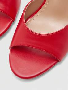 CUCCOO BIZCHIC Women Summer Fashion Versatile High Heel Sandals Spring Shoes Summer Shoes - Tender red - View 8