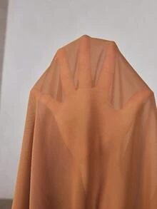 ZEYLAH Elegante vestido romántico con cuello en V, cintura fruncida y volantes en el bajo, para primavera/verano - Marrón - Ver 8