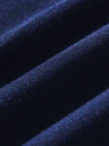 ROMWE MEN Goth Spring/Summer Casual Graphic Men'S Casual Letter & Eye Print Round Neck Short Sleeve T-Shirt, Summer - Royal Blue - View 4