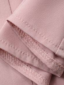 DAZY Women's Elegant Party/Birthday Korean-Style Cloak & Dress 2 Pieces Set, Long Dress - Baby Pink - View 3