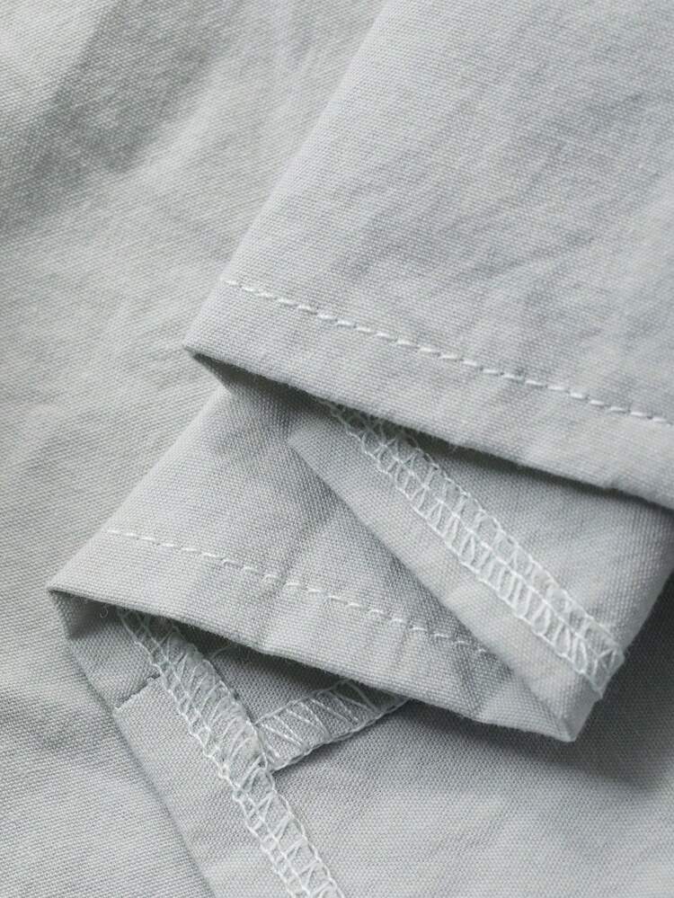 Baby Girls' Round Neck Bow Decor Ruffle Short Sleeve Floral Trim Casual Korean Style Blouse Summer Toddler Girls Clothes