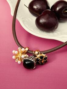 Glisma Women's Pendant Necklace, Fashionable And Versatile For Everyday Wear,Valentine's Day,Gift - Multicolor - View 7