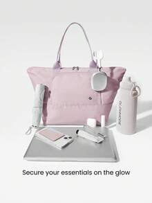 GLOWMODE 24L Day Tripper Laptop Skyddande Sleeve Trolley-Kompatibel Rem Daglig & Företags Tote Bag - kryddnejlika aska - Visa 2