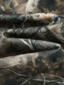 女婴百搭可爱街头迷彩树叶图案松紧腰宽松裤 - 彩色 - 查看 8