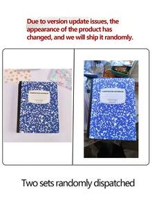 1pc Floral Pattern Hard Cover Notebook, Thick Paper, Lined, Suitable For Students And Office Workers Back To School - Multicolor - View 3