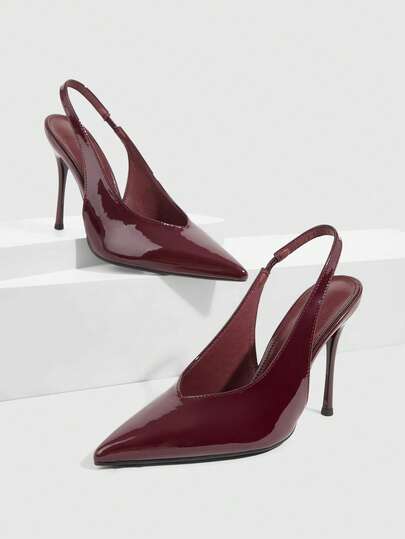 CUCCOO SZL Women's Pointed Toe High Heel Pumps, Suitable For Commuting And Daily Wear Valentine's Day