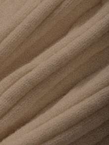 DAZY Baby Girls Crochet Knit Button-Up Long Sleeve Sweater - Khaki - View 6