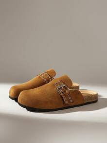 Solecia GIÀY NỮ BỆT THANH LỊCH CHO KỲ NGHỈ HÈ, KỲ NGHỈ XUÂN, LỄ PHỤC SINH VÀ GIÁNG SINH - Màu lạc đà đậm - Xem 6