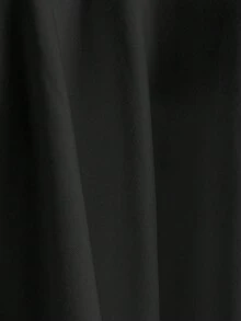 Sweetra Áo thun ngắn tay dáng rộng, thắt nơ, đính ngọc trai, thích hợp cho mùa hè dành cho nữ. - màu đen - Xem 5