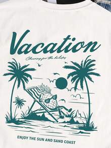 Manfinity Joysei 男士图案字母印花圆领背心