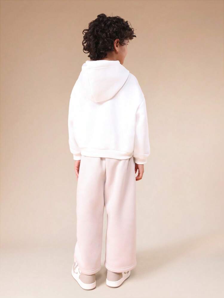 Zip-Up Hoodie And Sweatpants Set