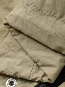 Livesso Women's Casual Loose Fit High Collar Outdoor Jacket - Khaki - View 6