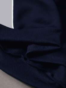 STYNVO Bộ đồ thể thao nam gồm áo nỉ dài tay cổ tròn in chữ phối màu tương phản và quần nỉ có túi xéo. - Màu xanh hải quân - Xem 7