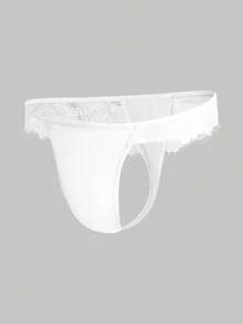 Men's Contrast Lace Fashionable Sexy Briefs