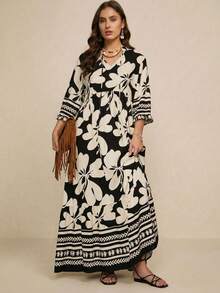 SHEIN LUNE 大码女装情人节套装 女式长裙 夏季女装 春季休闲女装 夏季度假 黑色和玫瑰色花卉领口、绑带、收腰设计 A 字长裙 长裙 ID AI-Adha 假日女装 长裙图案 Es Chirch 连衣裙 女士休闲印花无袖连衣裙 大码夏季长裙 大码夏威夷长裙 度假装长裙 夏威夷套装 大码印花连衣裙 女士休闲连衣裙 商务休闲女装 教师套装 女士假日套装 长裙 印花连衣裙 女士连衣裙 女士长款连衣裙 女士长款连衣裙 图案连衣裙 女士连衣裙 波西米亚风连衣裙 女士长款连衣裙 女士印花长款连衣裙 - 彩色 - 查看 5