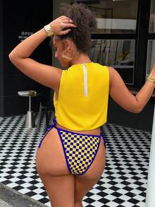 Slaydiva 2026 Sexy Spaghetti Strap Bikini Top, Black Beach Outfit, Suitable For Summer Beach Vacation - Multicolor - View 2