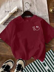 EMERY ROSE 大码女式休闲时尚短袖T恤