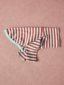 PETSIN Pawparrel Striped Long Sleeve Warm And Comfortable Sweatshirt, Autumn/Spring - Multicolor - View 4