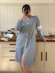 Dream Adore Plus Size Women Casual Loungewear Robe - Multicolor - View 1