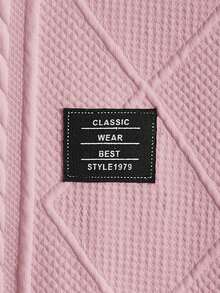 NEON BLANC 男士粉色针织休闲长袖T恤 - 淺粉色 - 查看 4