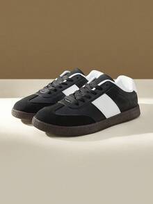 CUCCOO EASI 女士休闲百搭简约通勤鞋，圣诞节必备 - 黑色2 - 查看 3