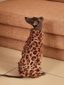 PETSIN Pawparrel 1 pièce Combinaison pour animal de compagnie mode automne/hiver à double face en peluche, chaude et élastique, col haut confortable pour chien - Multicolore - Voir 4