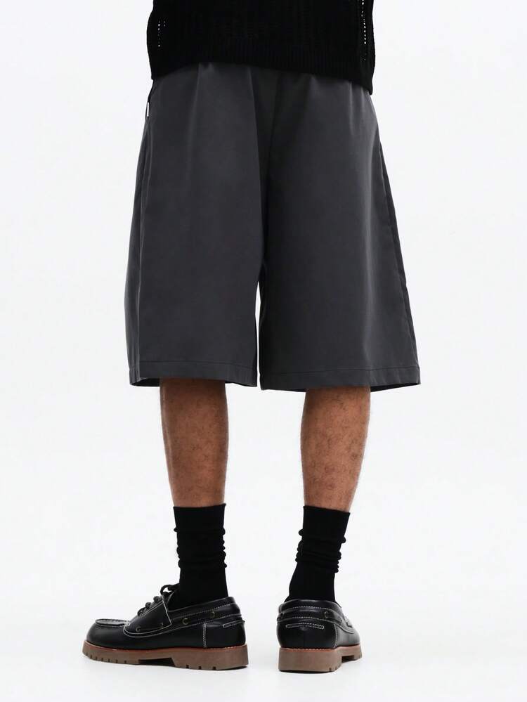 옆주머니가 있는 편안한 캐주얼 버뮤다 반바지