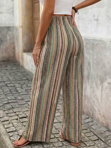 Brillora Quần dài nữ thanh lịch, lãng mạn, cạp chun, thích hợp cho mùa xuân/hè. - Nhiều màu - Xem 2