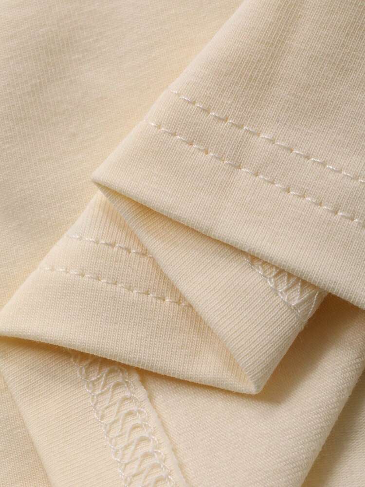 Baby Girls' Round Neck Cartoon Christmas Bow Print Top Summer Toddler Girls Clothes