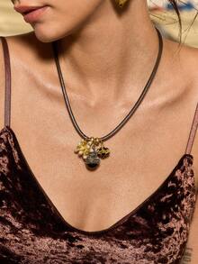 Glisma Women's Pendant Necklace, Fashionable And Versatile For Everyday Wear,Valentine's Day,Gift - Multicolor - View 1