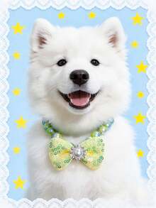 PETSIN 1 Piece Pet Bowknot Necklace; Adjustable Neck Circumference; Cat Necklace; Dog Necklace; Pet Supplies - Multicolor - View 28